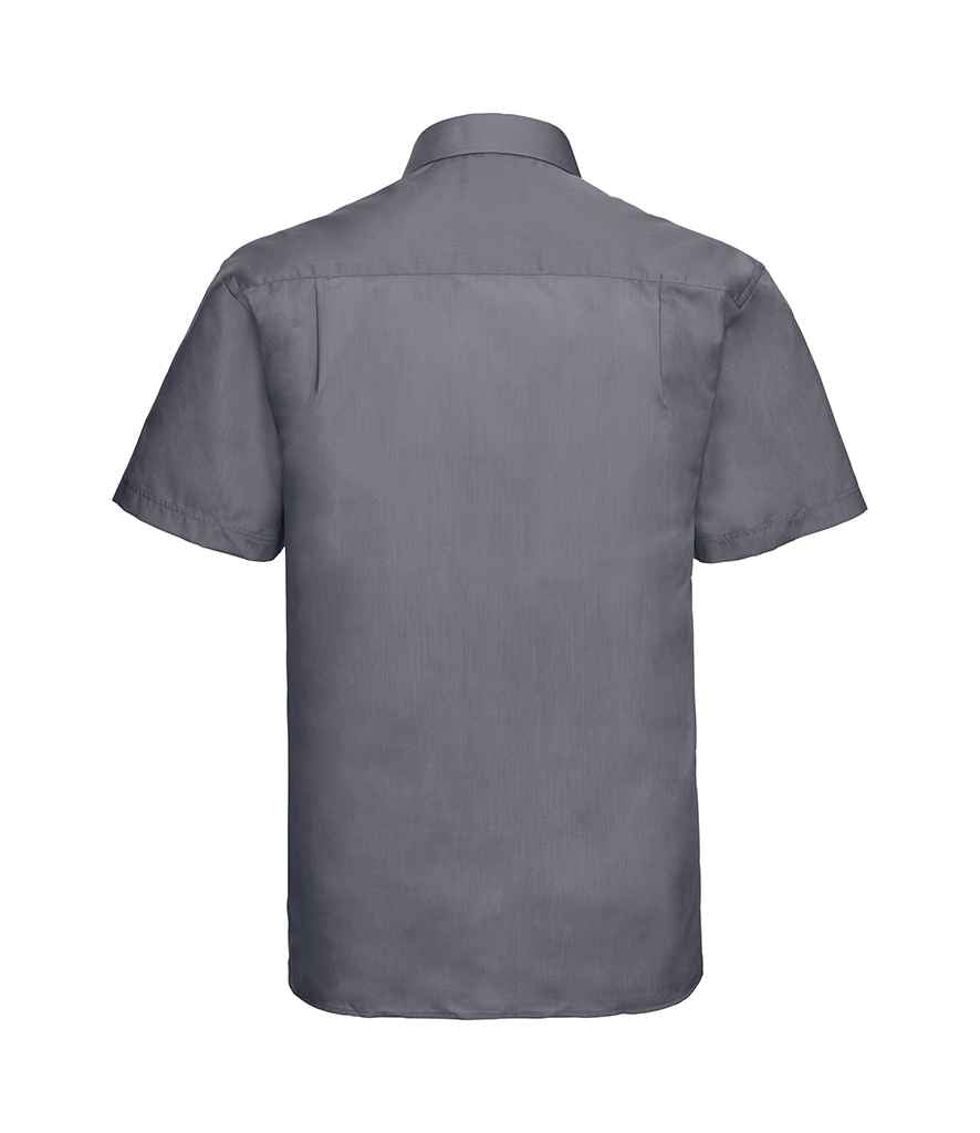 Russell Collection - Short Sleeve Easy Care Poplin Shirt - Pierre Francis