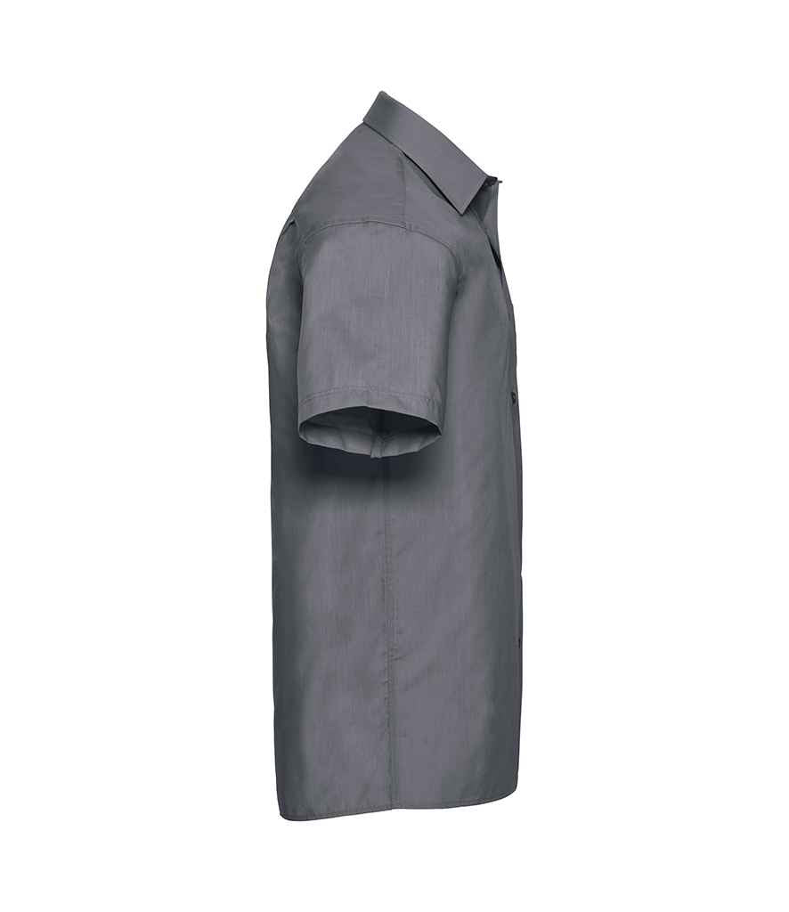 Russell Collection - Short Sleeve Easy Care Poplin Shirt - Pierre Francis