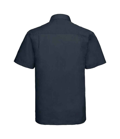 Russell Collection - Short Sleeve Easy Care Poplin Shirt - Pierre Francis