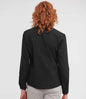 Russell Collection - Ladies Long Sleeve Easy Care Cotton Poplin Shirt - Pierre Francis