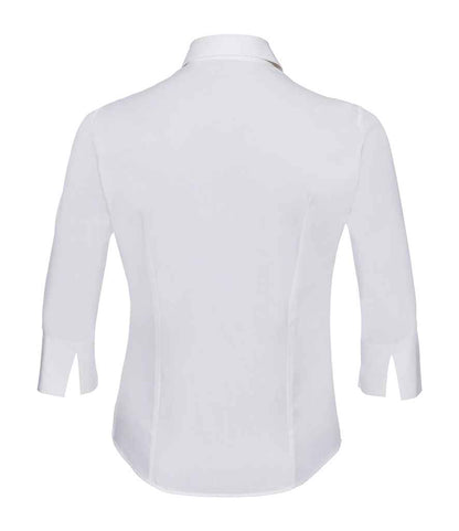 Russell Collection - Ladies 3/4 Sleeve Easy Care Fitted Shirt - Pierre Francis