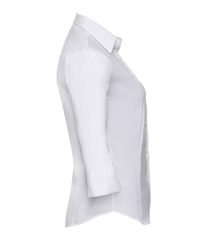 Russell Collection - Ladies 3/4 Sleeve Easy Care Fitted Shirt - Pierre Francis