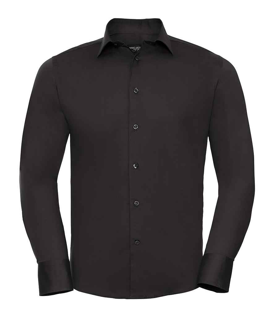 Russell Collection - Long Sleeve Easy Care Fitted Shirt