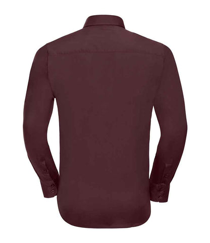 Russell Collection - Long Sleeve Easy Care Fitted Shirt - Pierre Francis
