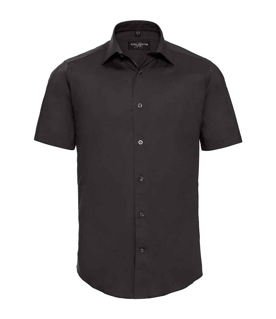 Russell Collection - Short Sleeve Easy Care Fitted Shirt