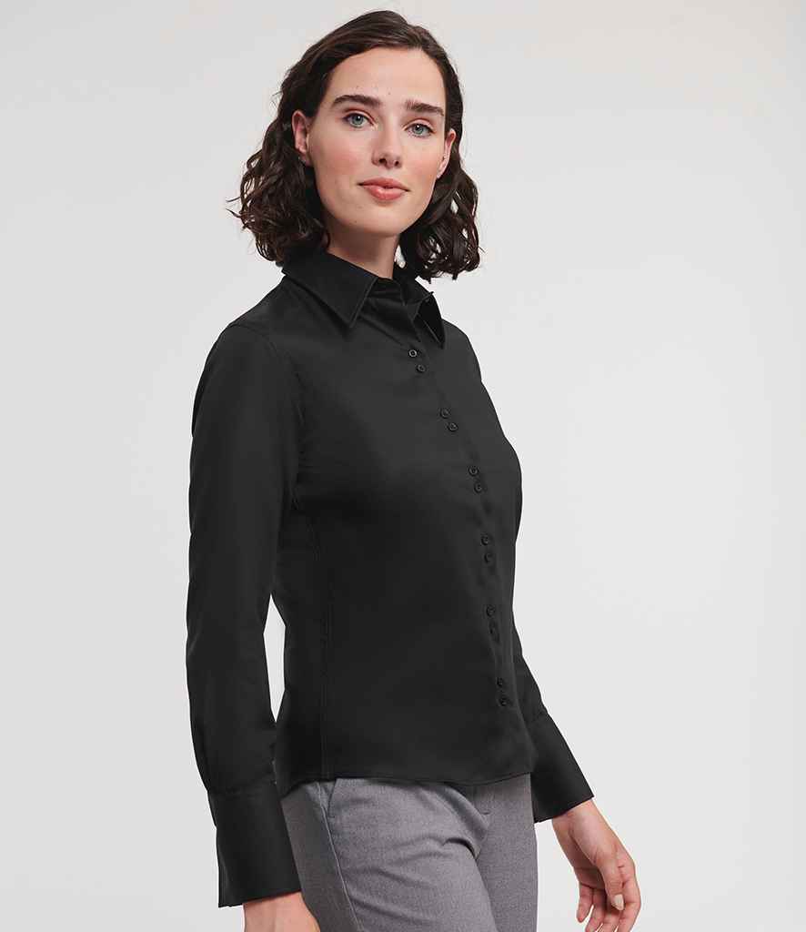 Russell Collection - Ladies Long Sleeve Ultimate Non-Iron Shirt - Pierre Francis