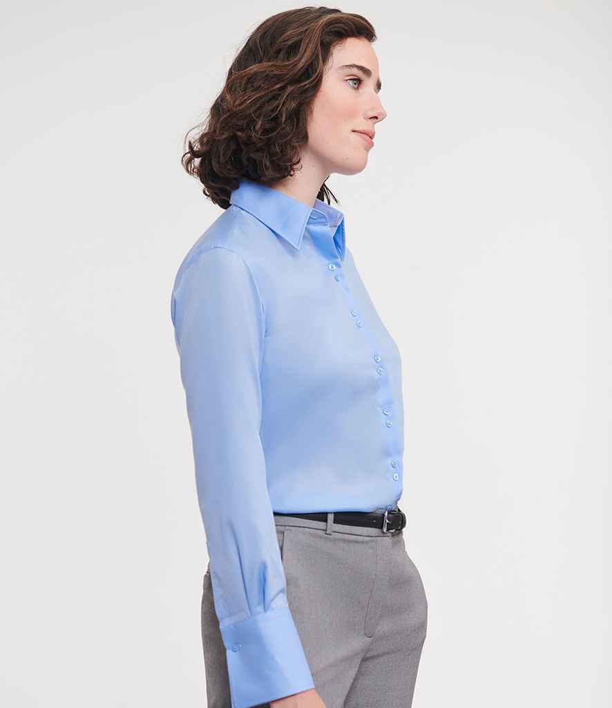 Russell Collection - Ladies Long Sleeve Ultimate Non-Iron Shirt - Pierre Francis