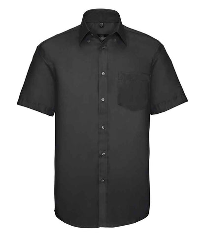Russell Collection - Short Sleeve Ultimate Non-Iron Shirt - 957M BLK 14.5