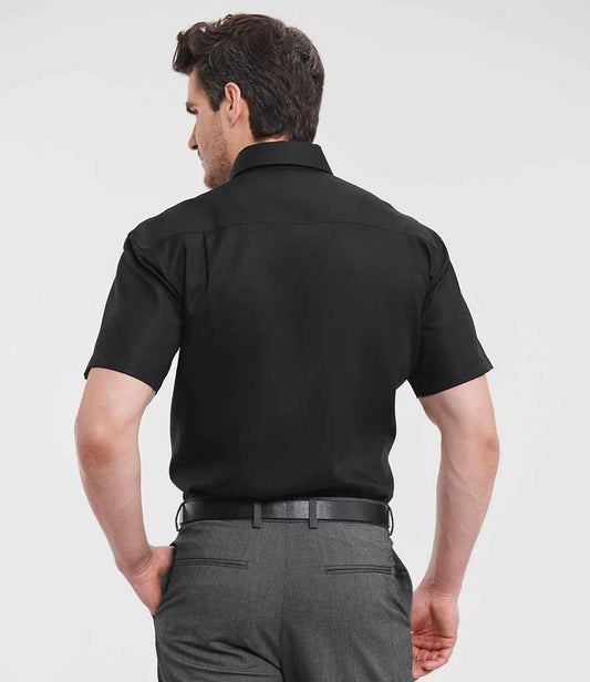 Russell Collection - Short Sleeve Ultimate Non-Iron Shirt - Pierre Francis