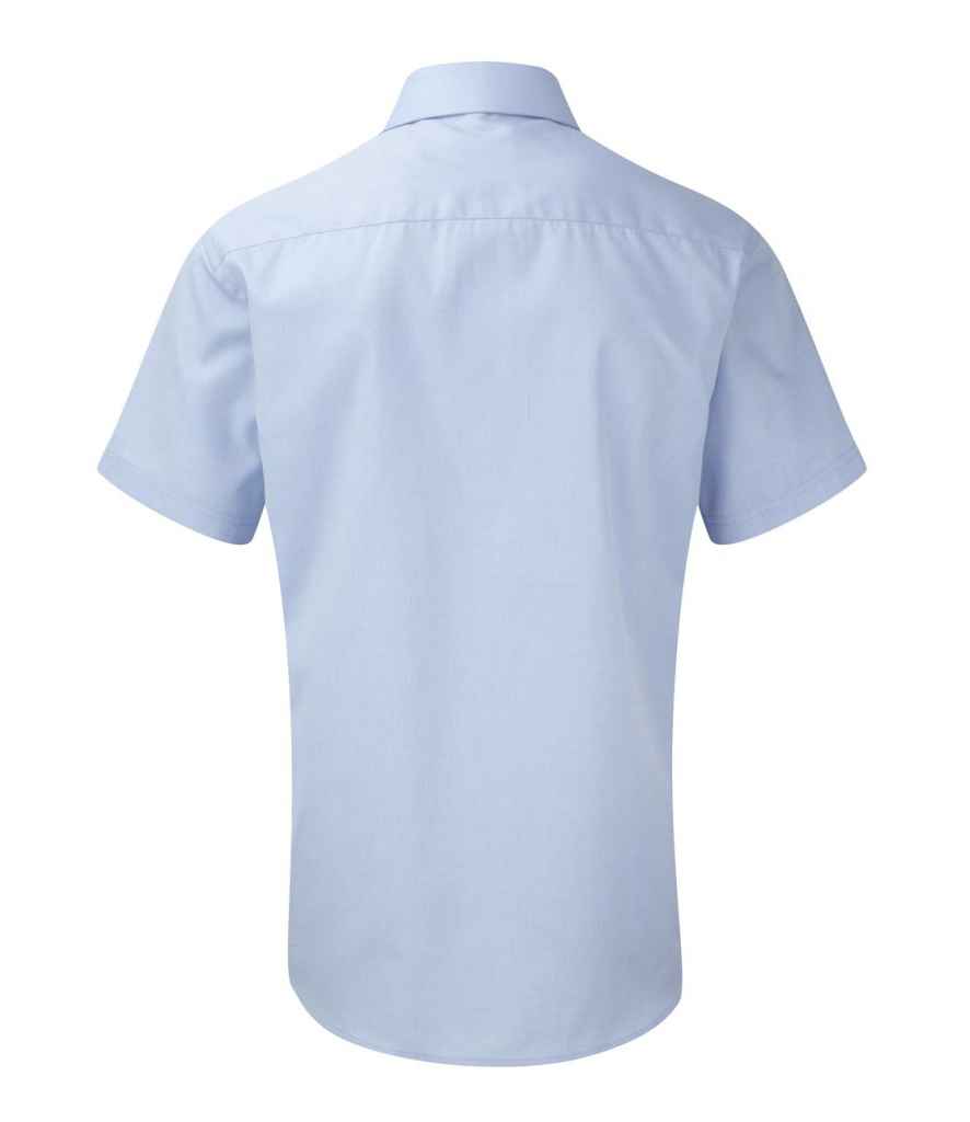 Russell Collection - Short Sleeve Herringbone Shirt
