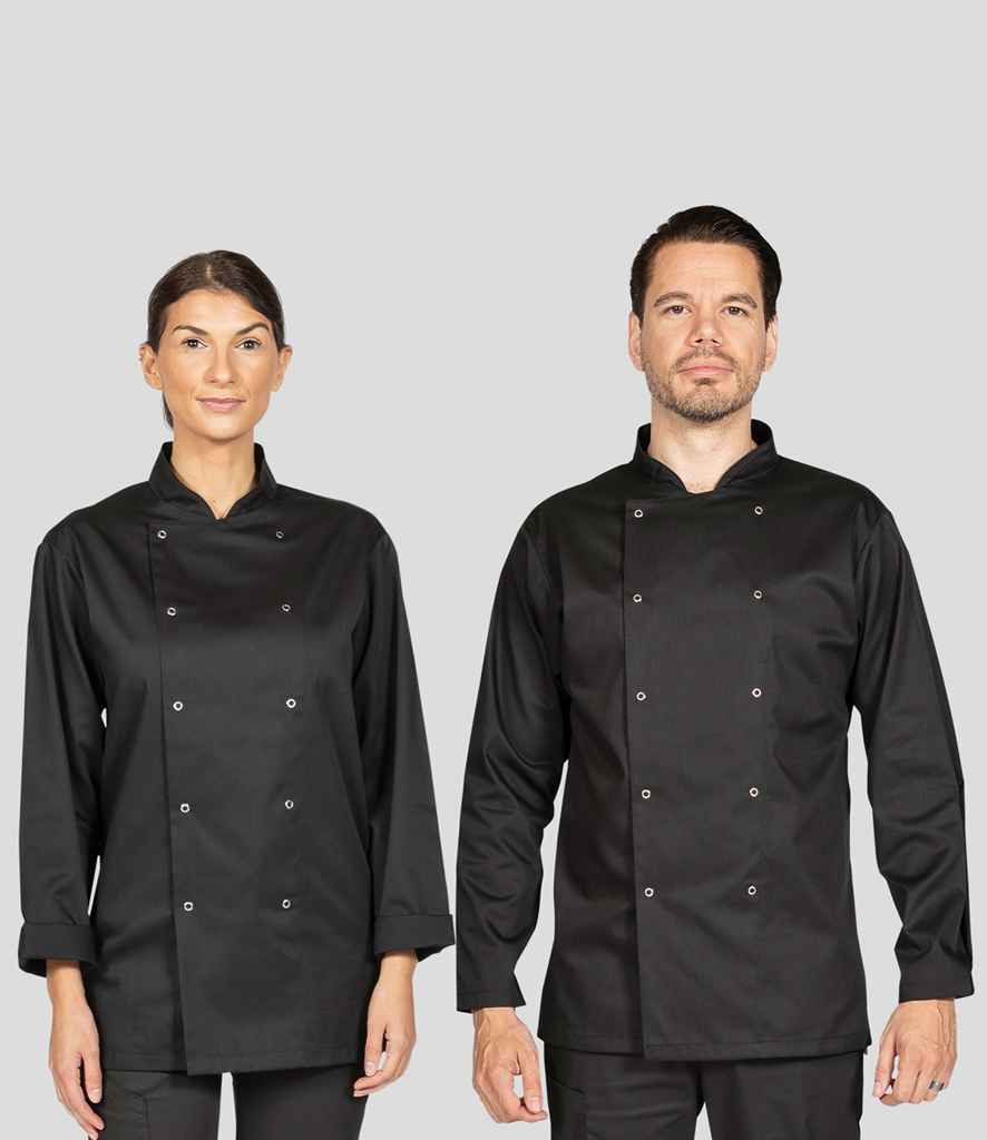 Dennys - Long Sleeve Chef's Jacket - AF001 BLK XXS