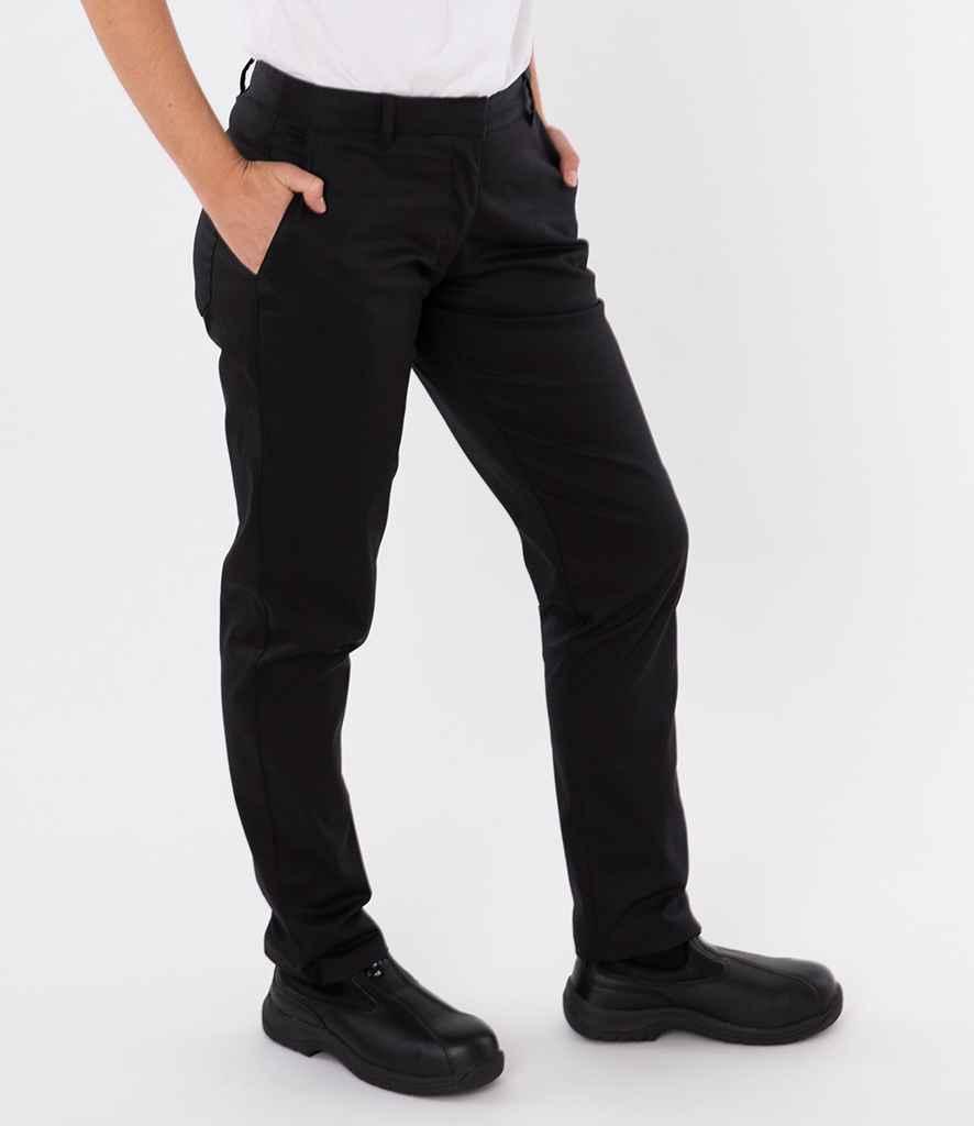ADC - Ladies Slim Fit Stretch Trousers - AF022 BLK 8