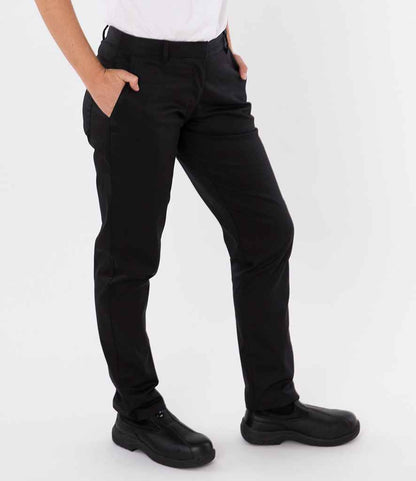 ADC - Ladies Slim Fit Stretch Trousers - AF022 BLK 8