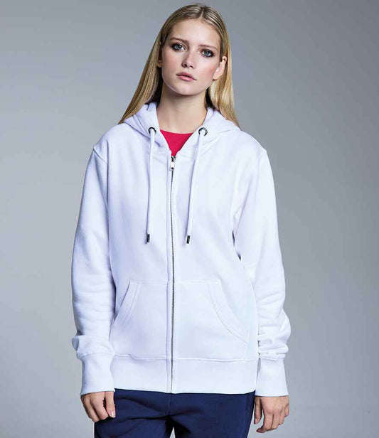Anthem - Ladies Organic Full Zip Hoodie - AM04 WHI XS