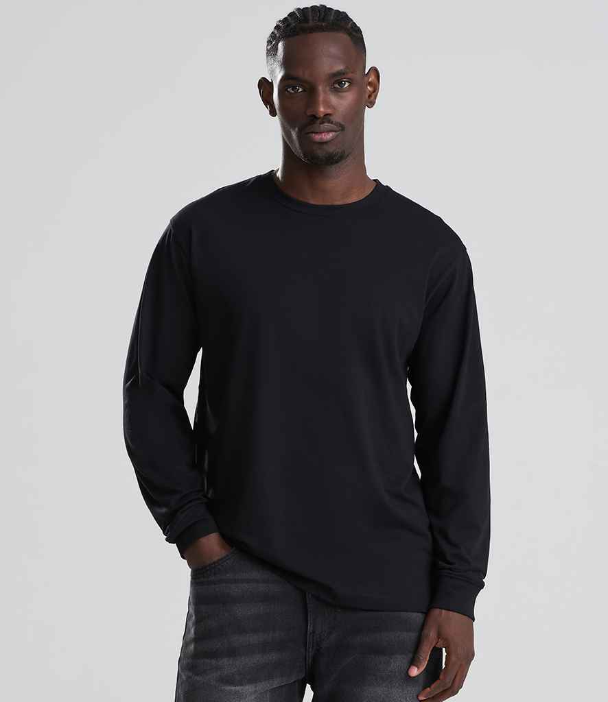 AWDis - Long Sleeve 180 T-Shirt - AT012 DBK S