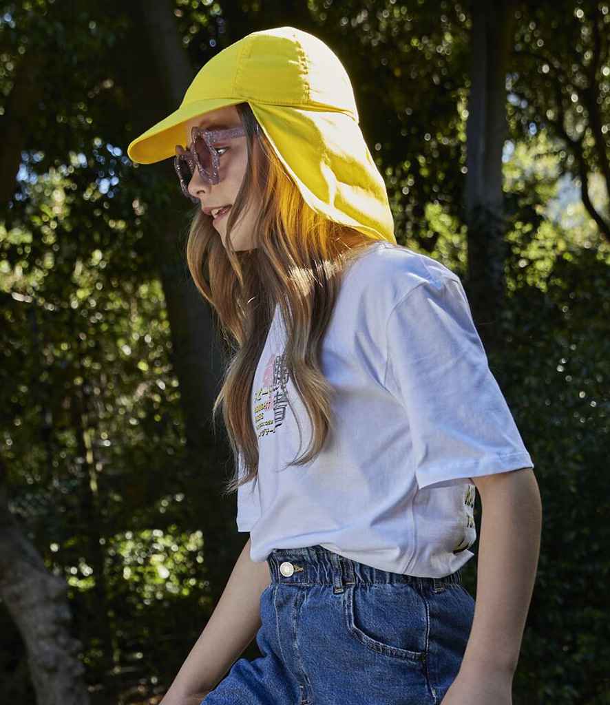 Beechfield - Kids Legionnaire Style Cap - BB11B YEL ONE