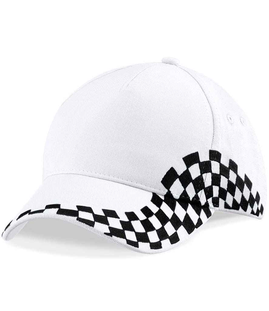 Beechfield - Grand Prix Cap - BB159 WHI ONE