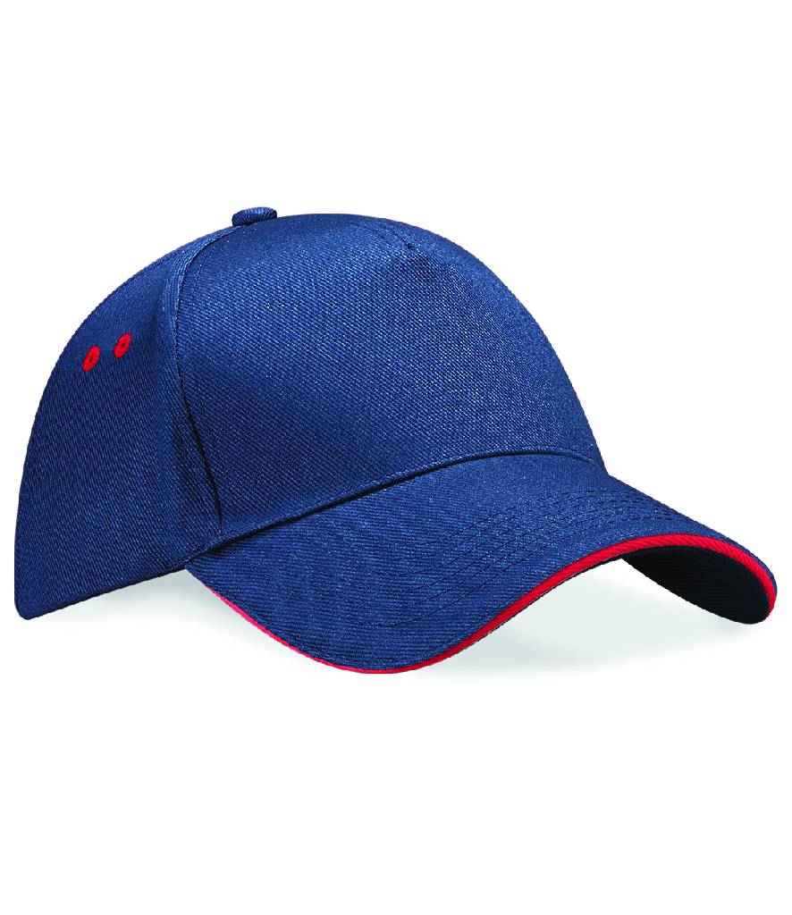 Beechfield - Ultimate 5 Panel Cap with Sandwich Peak - BB15C FN/CS ONE