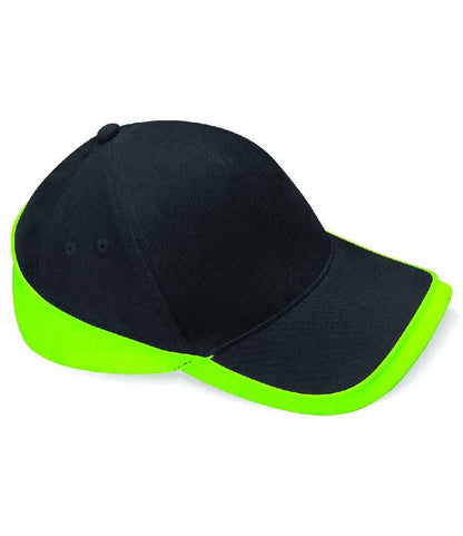 Beechfield - Teamwear Competition Cap - BB171 BK/LM ONE
