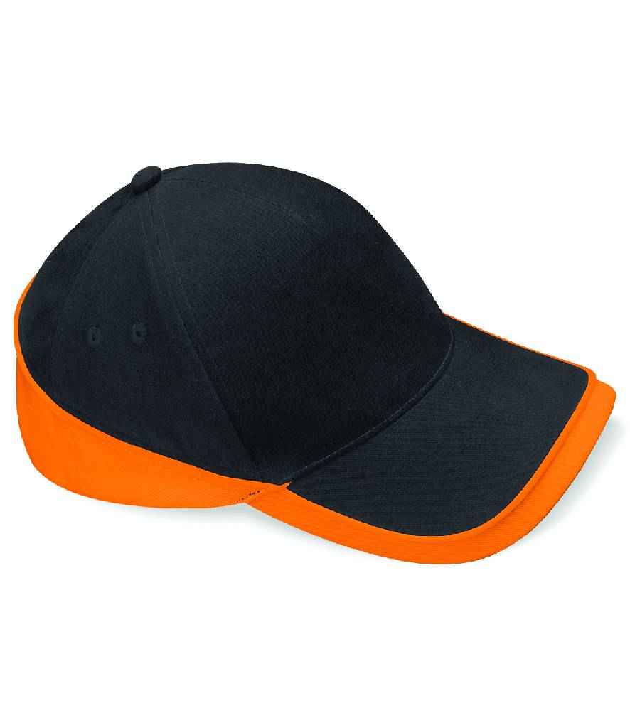 Beechfield - Teamwear Competition Cap - BB171 BK/OR ONE