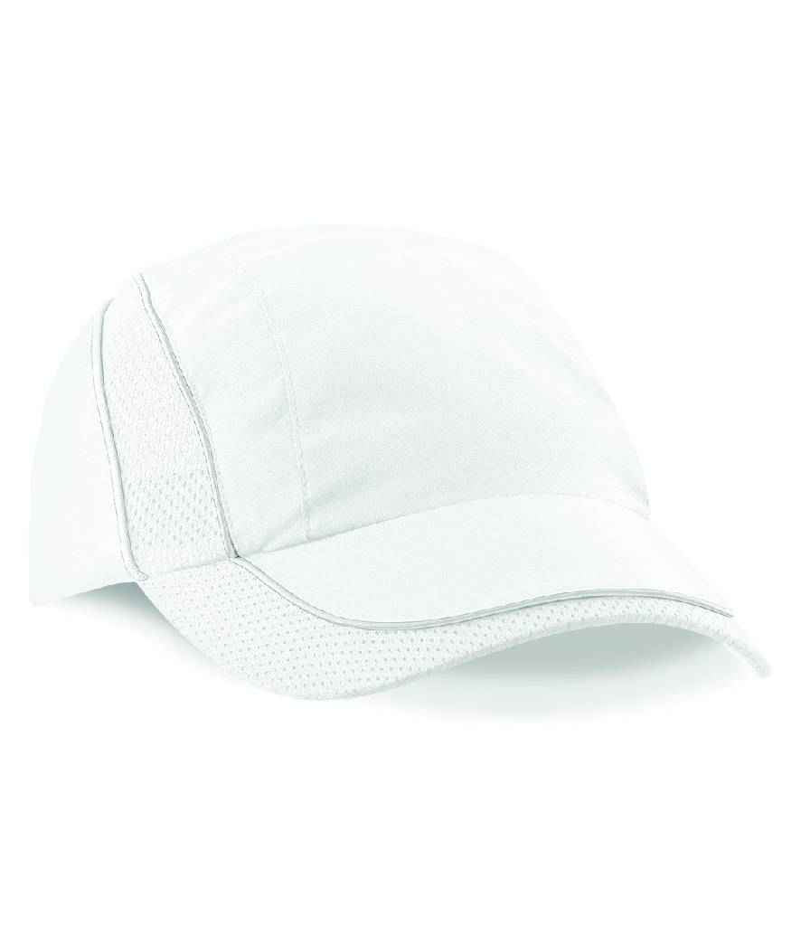 Beechfield - Coolmax® Flow Mesh Cap - BB182 WHI ONE