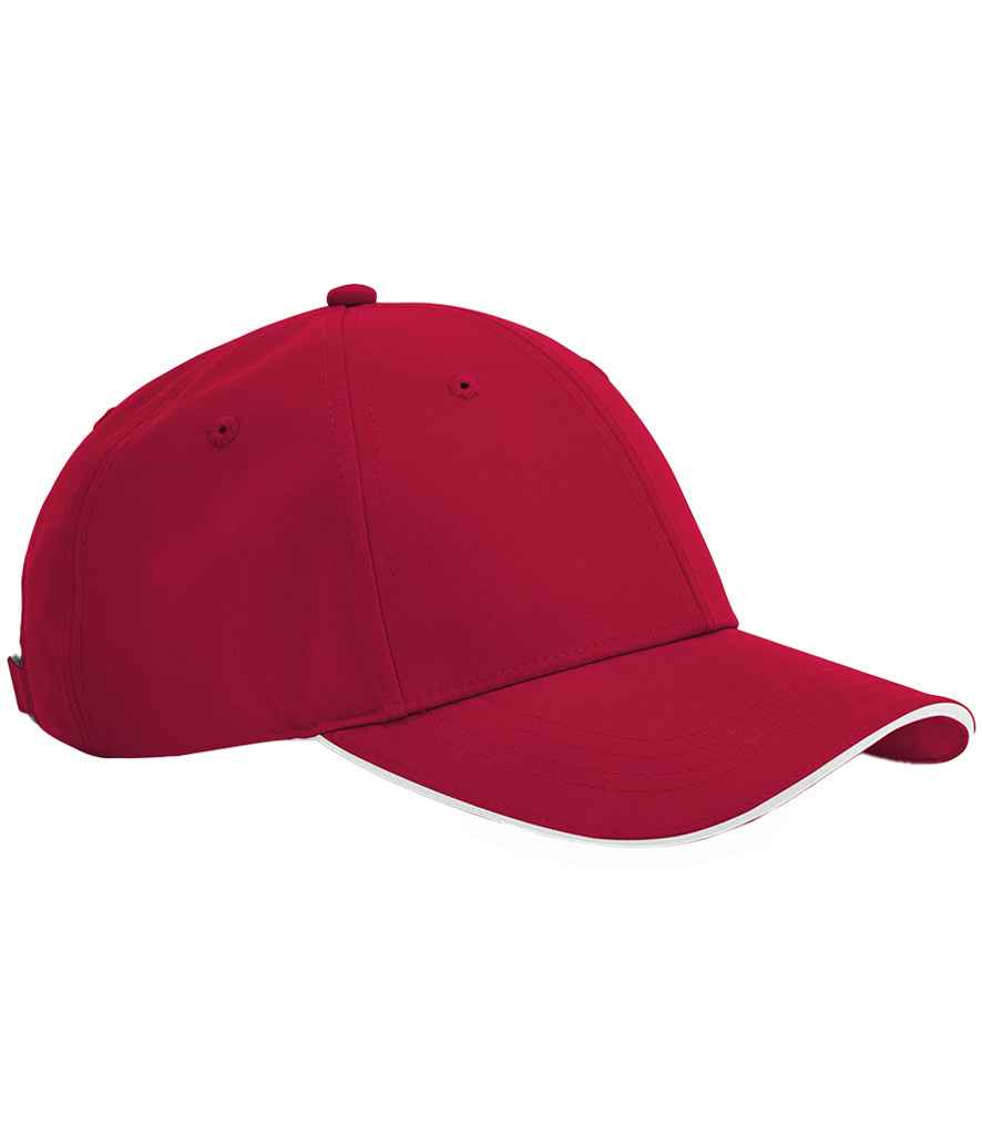 Beechfield - Team Sports-Tech Cap - BB195R BK/WH ONE