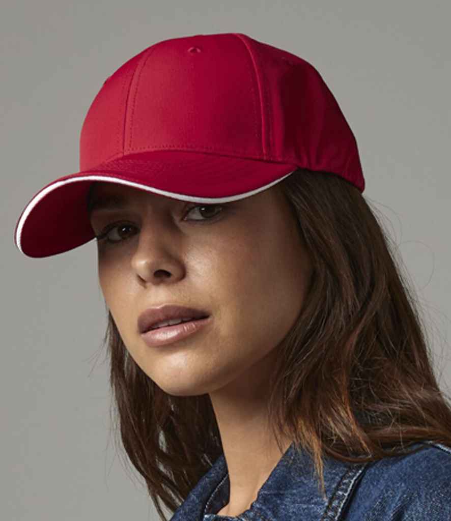 Beechfield - Team Sports-Tech Cap - BB195R CS/WH ONE