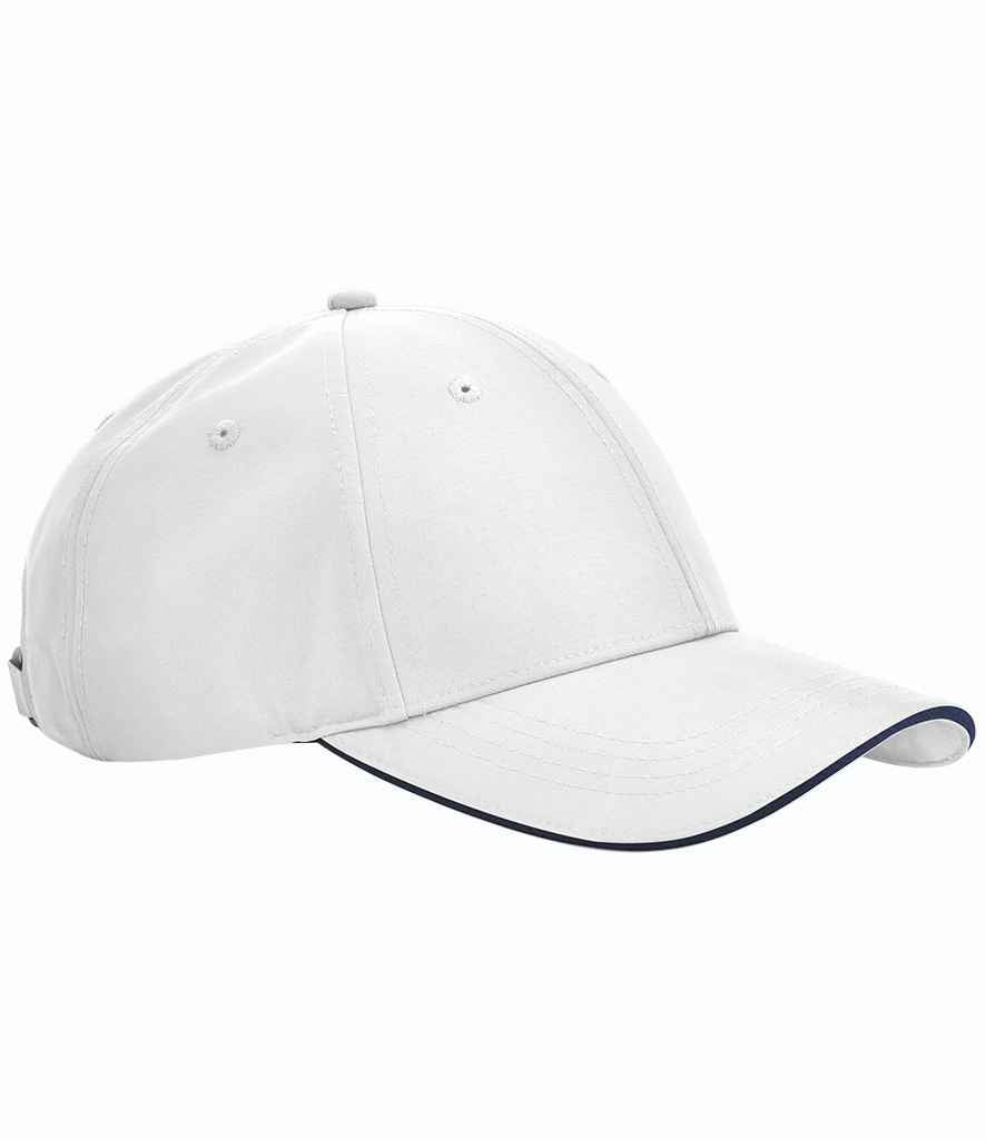 Beechfield - Team Sports-Tech Cap - BB195R BK/WH ONE