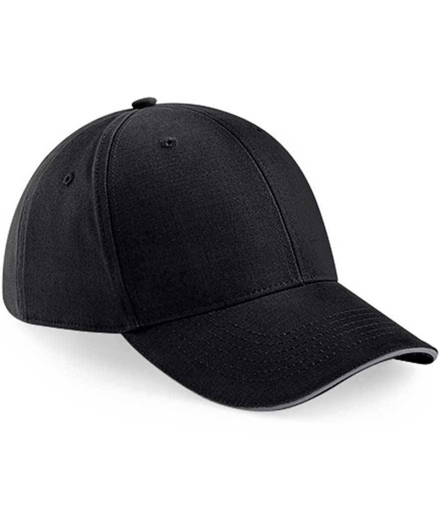 Beechfield - Athleisure 6 Panel Cap - BB20 BK/GP ONE
