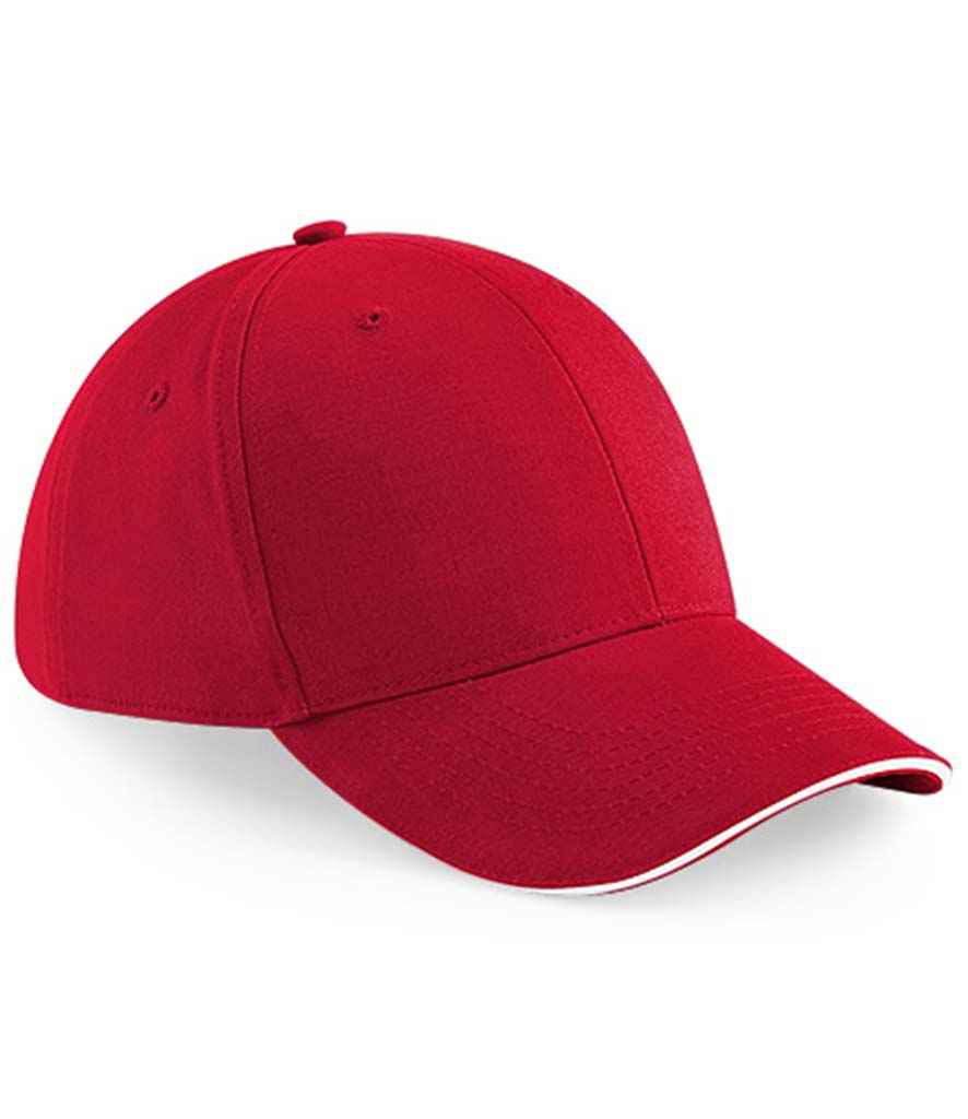 Beechfield - Athleisure 6 Panel Cap - BB20 CS/WH ONE