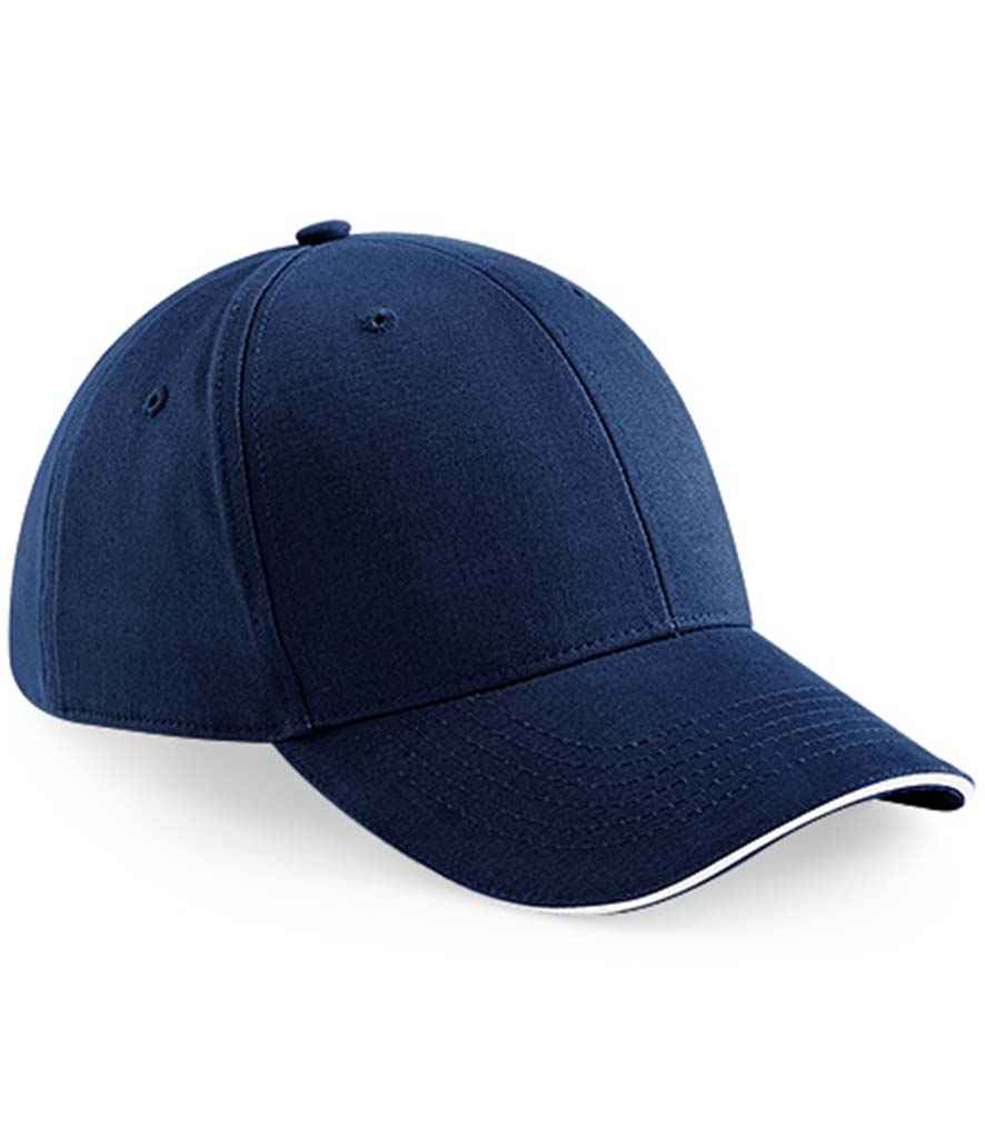 Beechfield - Athleisure 6 Panel Cap - BB20 FN/WH ONE