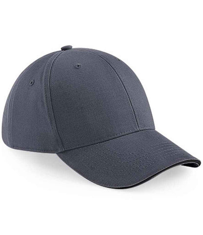 Beechfield - Athleisure 6 Panel Cap - BB20 GP/BK ONE