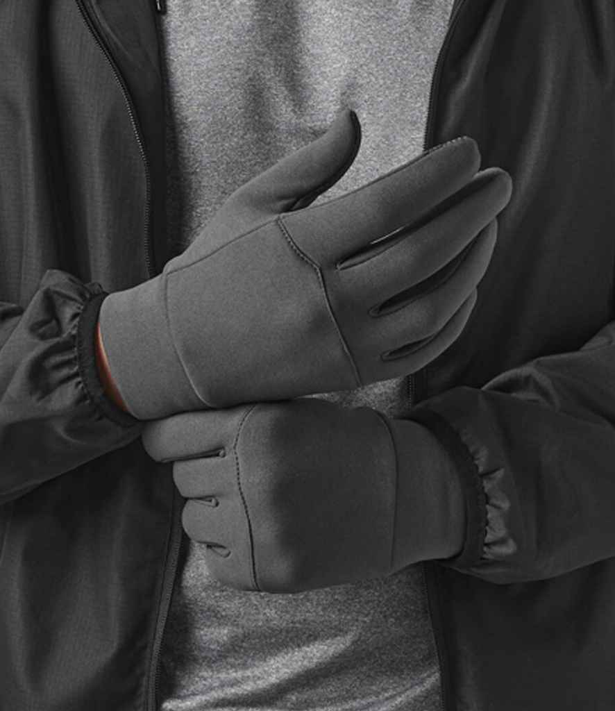 Beechfield Sports Tech Soft Shell Gloves - BB310 GPH S/M