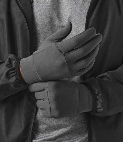 Beechfield Sports Tech Soft Shell Gloves - BB310 GPH S/M