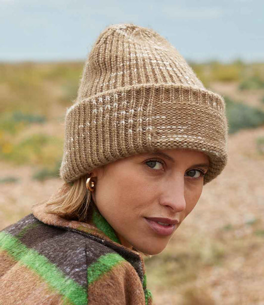 Beechfield - Chunky Knitted Patch Beanie
