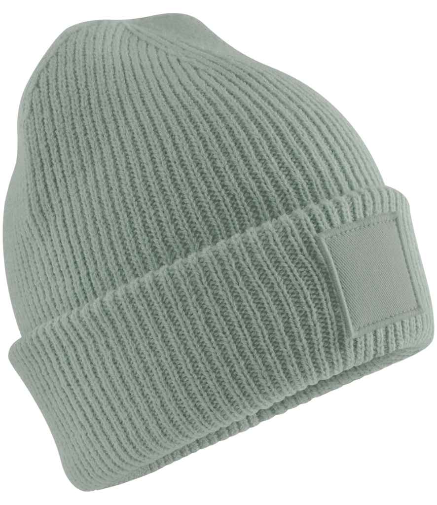 Beechfield - Kids Deep Cuffed Tonal Patch Beanie