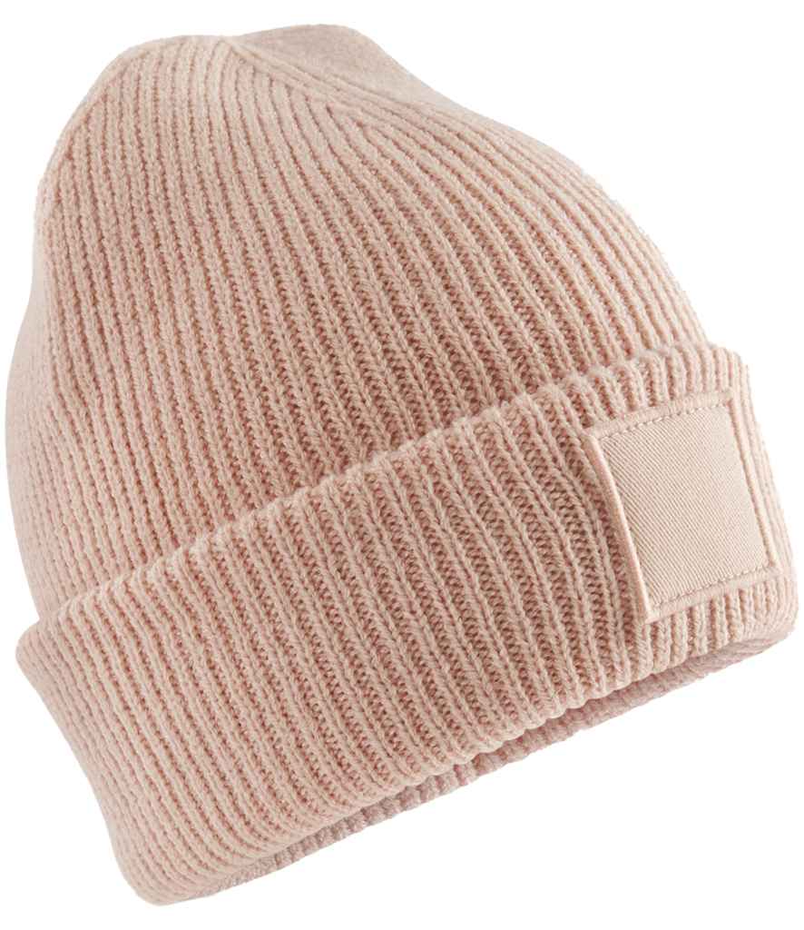 Beechfield - Kids Deep Cuffed Tonal Patch Beanie