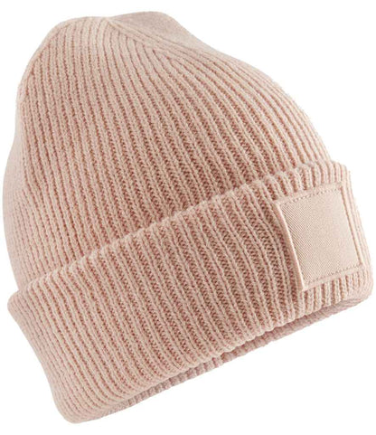 Beechfield - Kids Deep Cuffed Tonal Patch Beanie