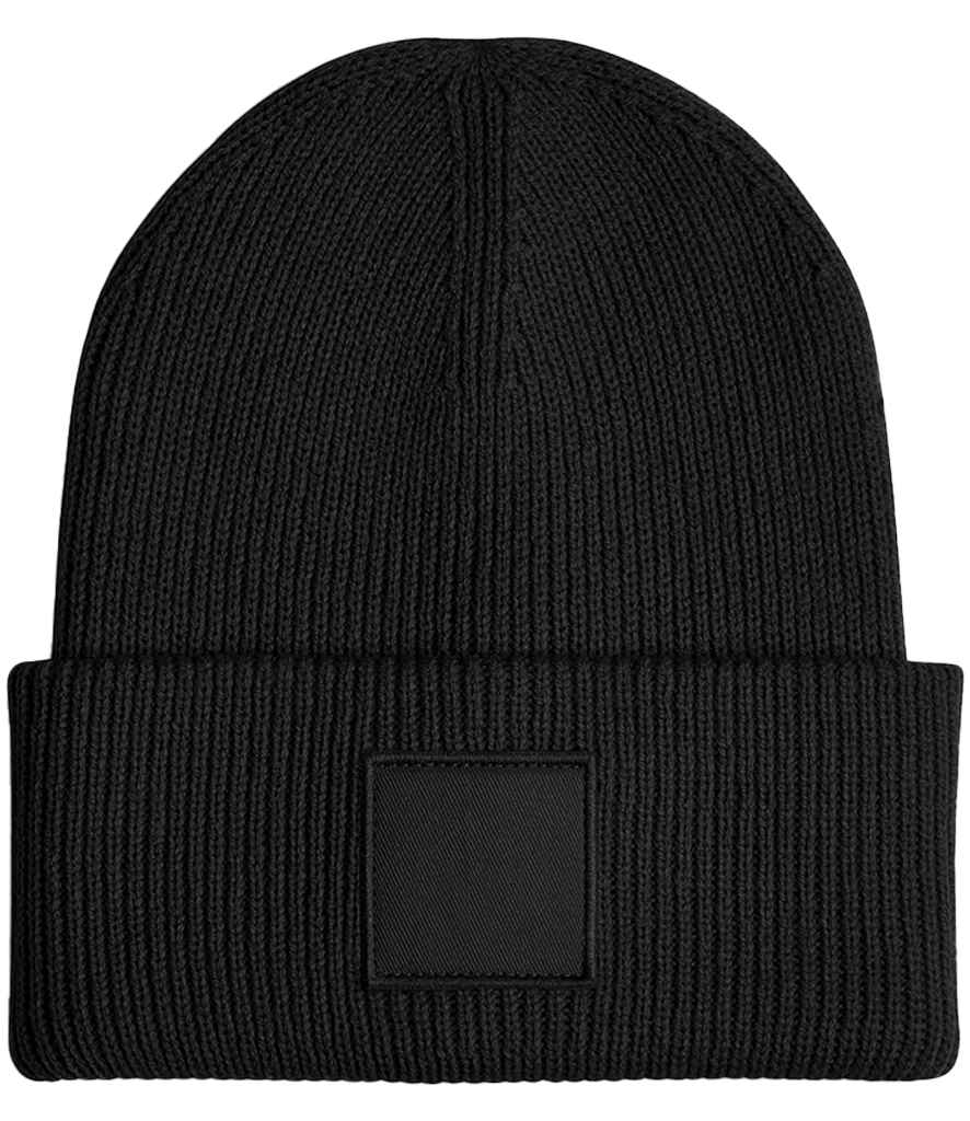 Czapka beanie Beechfield Deep Cuff Tonal Patch