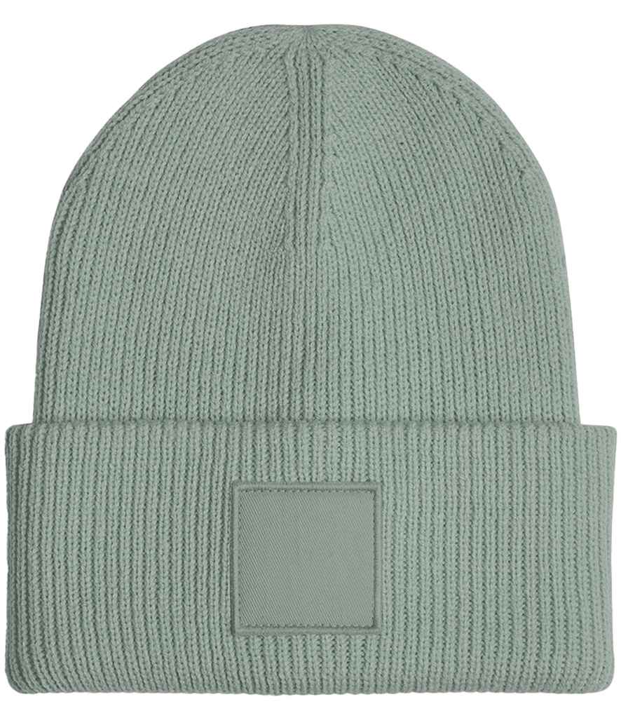Beechfield Deep Cuff Tonal Patch Beanie - Pierre Francis