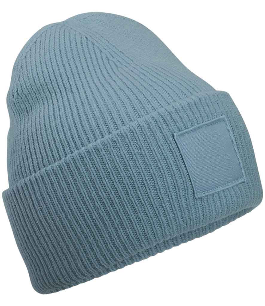 Beechfield - Deep Cuff Tonal Patch Beanie - BB336R DYB ONE