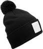 Beechfield - Appliqué Patch Pom Beanie