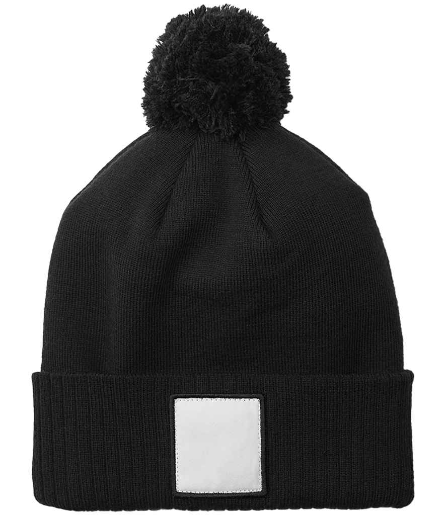 Beechfield - Appliqué Patch Pom Beanie - Pierre Francis