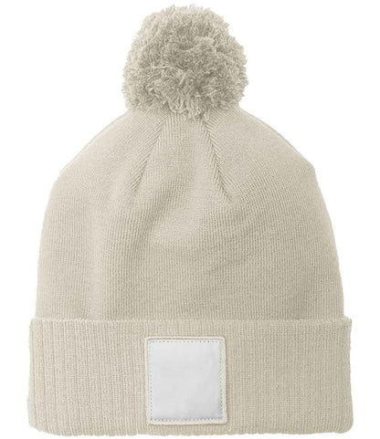 Beechfield - Appliqué Patch Pom Beanie - Pierre Francis