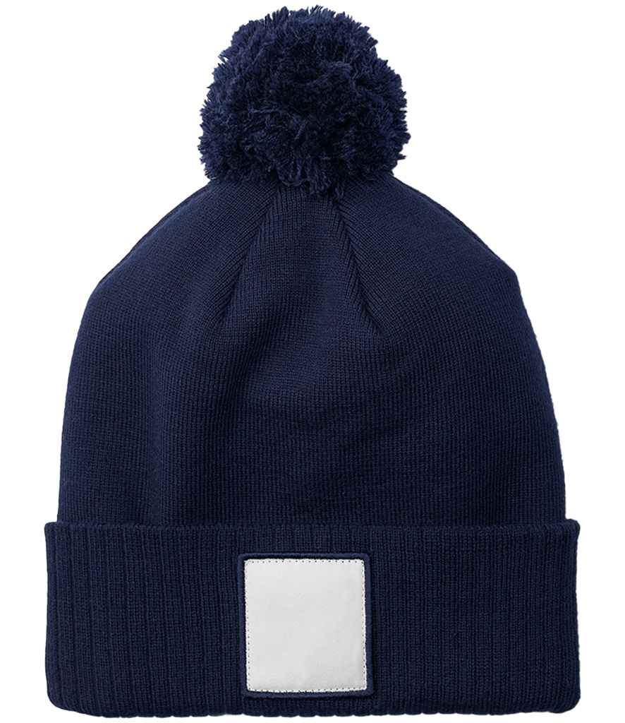 Beechfield - Appliqué Patch Pom Beanie - Pierre Francis