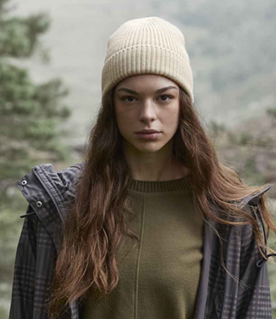 Beechfield - Engineered Knit Ribbed Beanie - BB380 OAT ONE