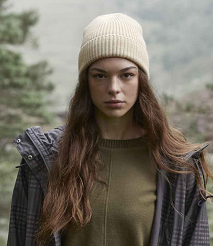 Beechfield - Engineered Knit Ribbed Beanie - BB380 OAT ONE