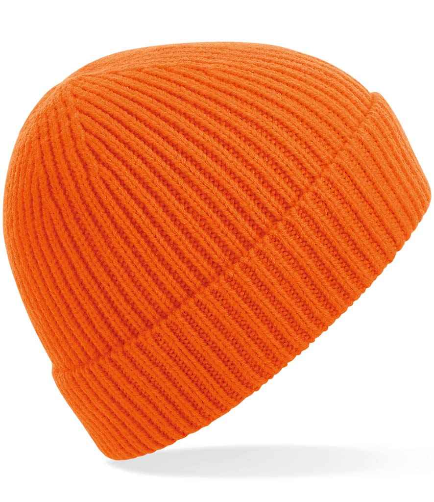 Beechfield - Engineered Knit Ribbed Beanie - BB380 ORA ONE