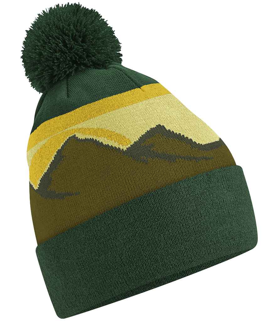 Bonnet à pompon Beechfield - Sommets des montagnes
