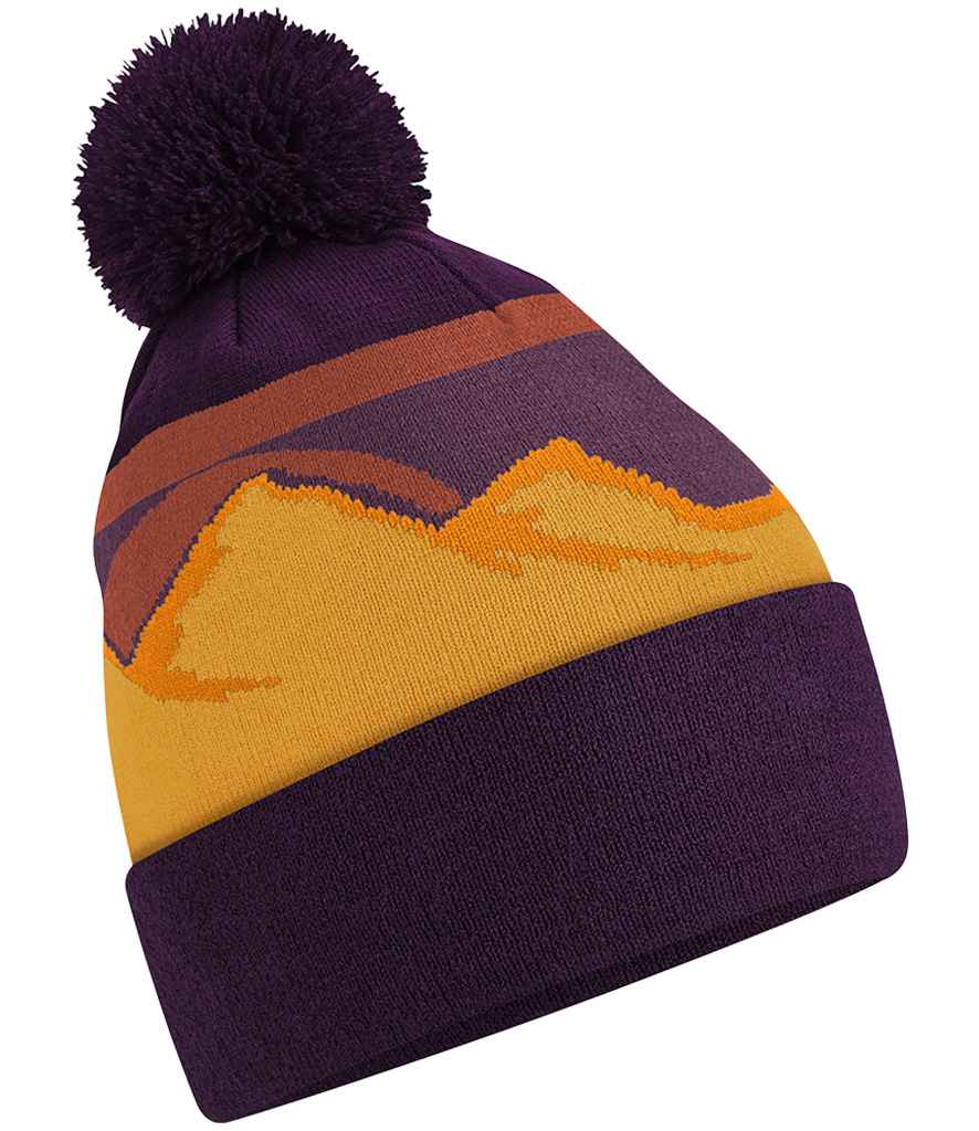 Beechfield - Mountain Peaks Pom Pom Beanie